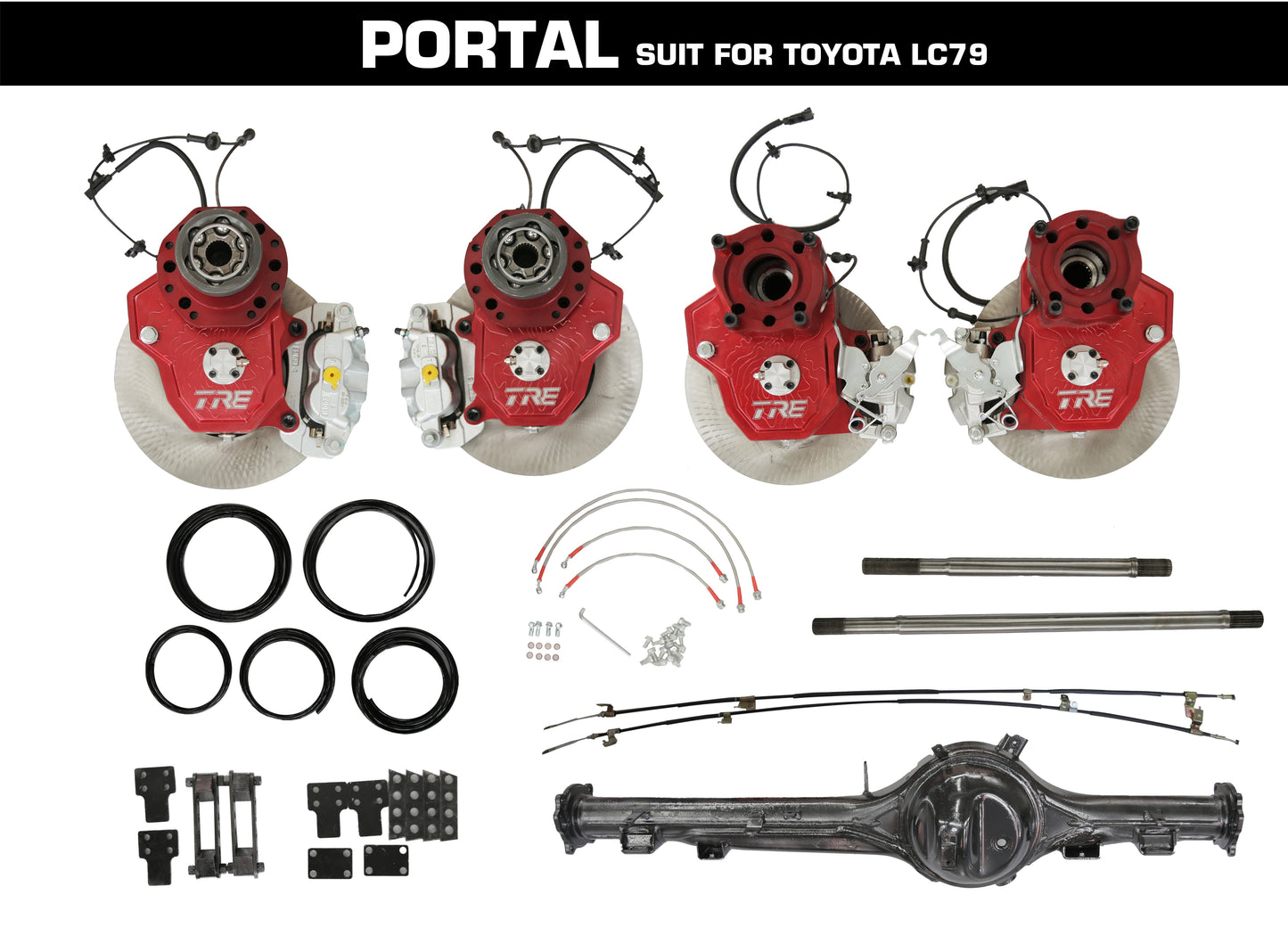 Bolt on Portal Axels
