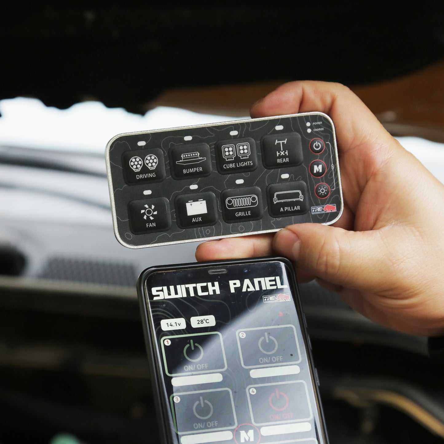 Switch Panel Wired + Wireless TR-SWP-003