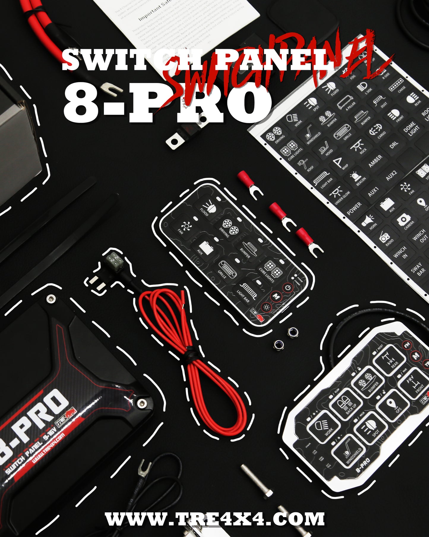 Switch Panel Wired + Wireless TR-SWP-003