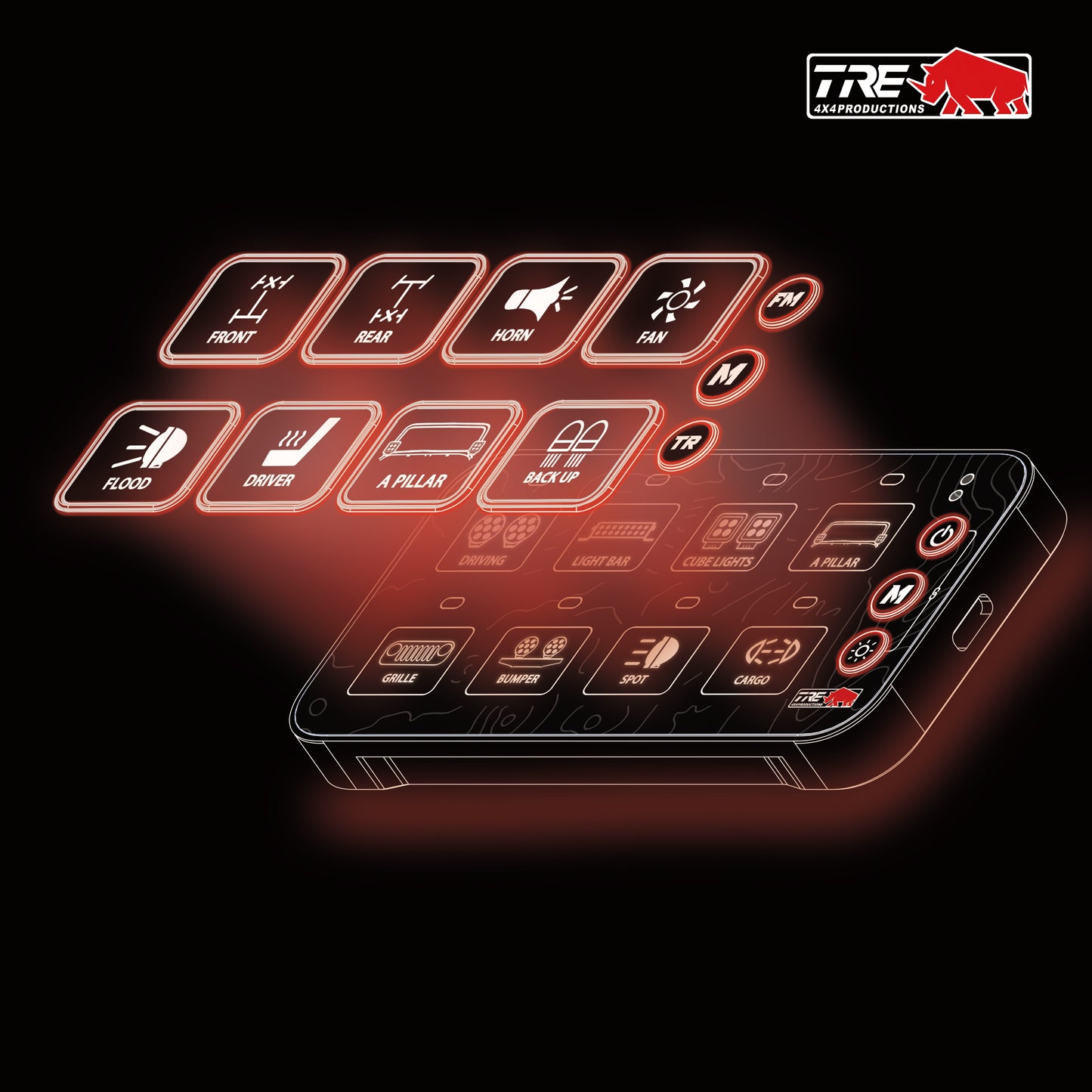 Switch Panel Wired + Wireless TR-SWP-003